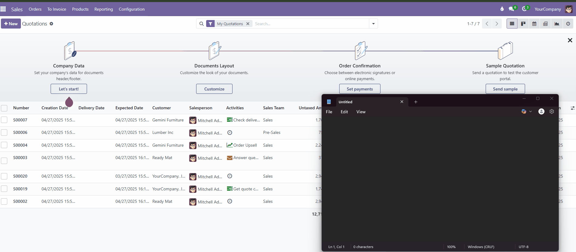 Copy a single cell value from Odoo list view